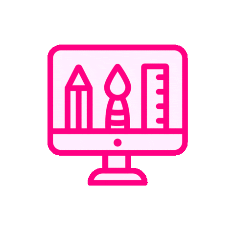 Art Pink Sticker