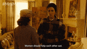 Jane Lynch Reaction GIF by The Marvelous Mrs. Maisel