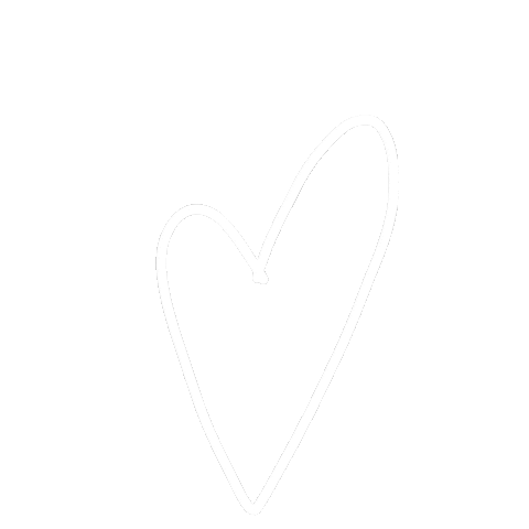 White Heart Love Sticker