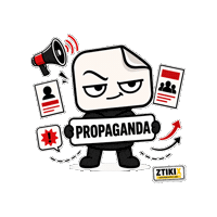 ztikix propaganda misinformation manipulation disinformation Sticker