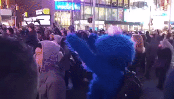Garner Demonstrators Take to New York's Times Square