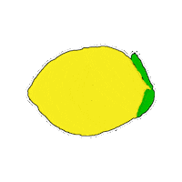 Drawing Lemon Sticker