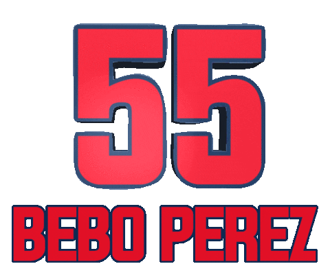 55 Sticker by Bebo Perez