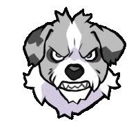 Angry Dog Sticker