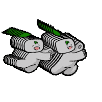 Hide And Seek Running Sticker by biospectrum