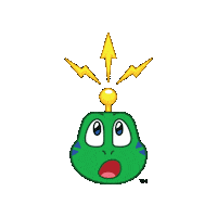 Shocked Frog Sticker by Geocaching HQ