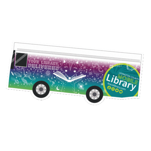 lexcolibrary giphyupload library nova bookmobile Sticker