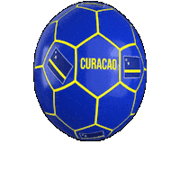 World Cup Ball Sticker by Curacao FTW