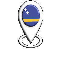 Blue Wave Point Sticker by Curacao FTW