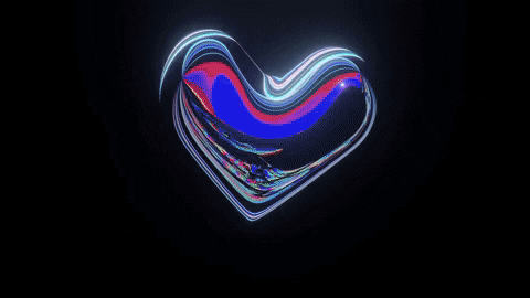 FRATURADO giphyupload love heart rainbow GIF