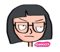 hum Sticker by Una Geek