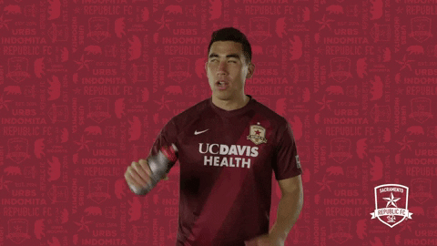 Cameron Iwasa Drinking GIF by Sacramento Republic FC
