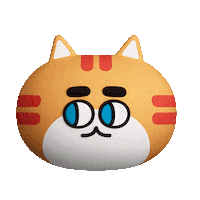 Happy Cat Sticker by 궁디팡팡 캣페스타