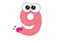 alphabet number Sticker by Studios Stickers