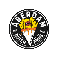 aberdam aberdam dutch fries aberdam dutch fries backyard beach collective Sticker