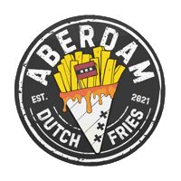 aberdam aberdam dutch fries aberdam dutch fries backyard beach collective Sticker
