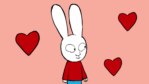 Heart Love GIF by Simon Super Rabbit