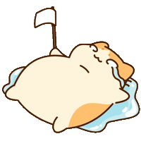 Give Up Crying Sticker by Bichi Mao