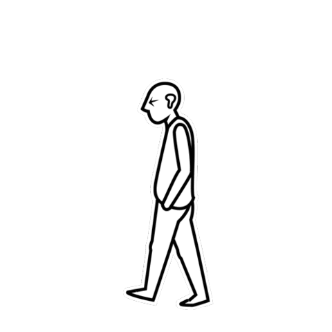 Sleepy Walk Sticker
