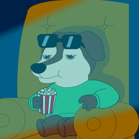 Tea Time Popcorn GIF by ChesterAbstract