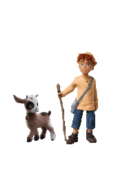 Peter Heidi Sticker by BKM Online