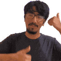 Happy Thumbs Sticker