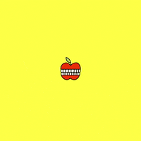 studioaka animation apple teeth photoshop GIF