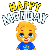Monday Morning Sticker by Lucas and Friends by RV AppStudios