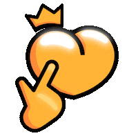 Heart Love Sticker by Peach Farmer