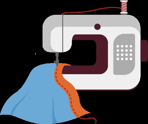 StudioTeka giphygifmaker giphyattribution costura sewing machine GIF