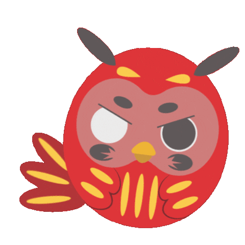 Mad Angry Bird Sticker