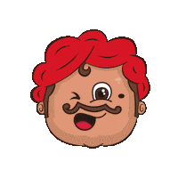 Happy Fun Sticker by Creative Hatti