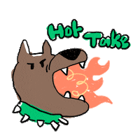 Dog Hot Take Sticker