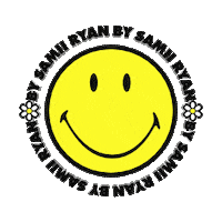 Happy Smiley Face Sticker by By Samii Ryan