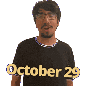October 29 Sticker