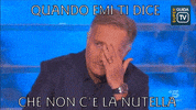 ciao darwin nutella GIF by SuperGuidaTv