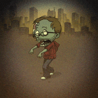 Walking Zombie GIF