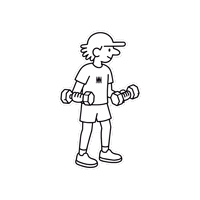 Gym Sticker by Commando