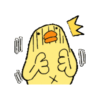 Surprise Bird Sticker by ぴょろりんちょ（ひよこ人間ぴよ）