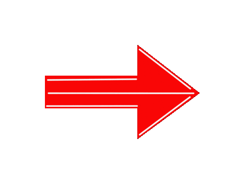 Arrow Pointing Sticker by Marcel Katz / The Art Plug