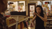 Scared Andrea Bang GIF by Kim's Convenience