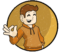 Guy Ok Sticker by Slam Disques