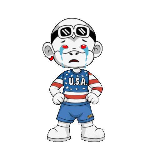 American Flag Usa Sticker by Zhot Shop