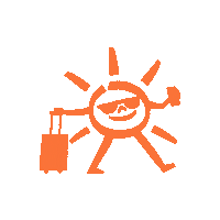 ckslniecko travel sun traveling tabor Sticker