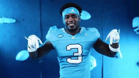 North Carolina Football GIF by UNC Tar Heels
