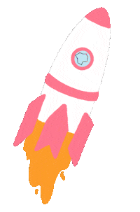 Space Rocket Sticker by Girls in STEM