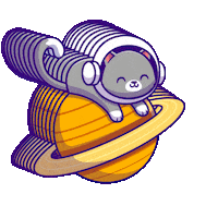 aturmadoastro cat gato planet aturmadoastro Sticker