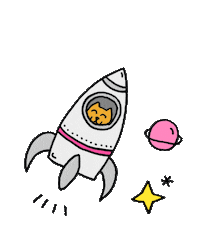 Space Cat Sticker