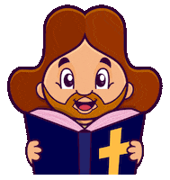 Jesus Evangelho Sticker by Amiguinhos de Deus