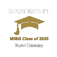 Masters Degree Graduation Sticker by Bryant Graduate Programs